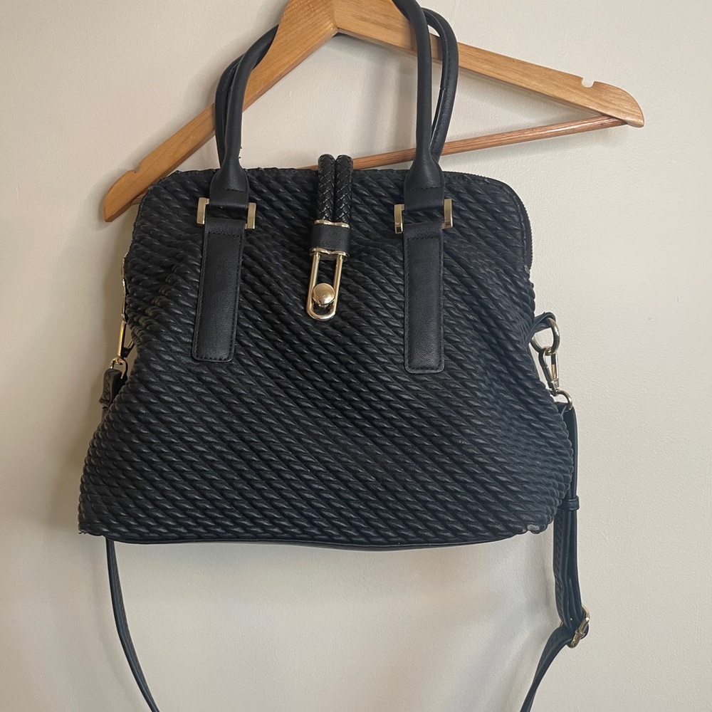 Black “leather” purse